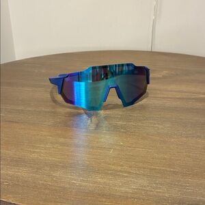 Blue Biker Polorized Sunglasses